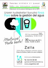 Enkarterrialde organiza un foro sobre gestión del agua