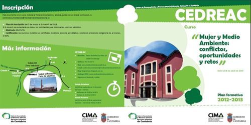 El CEDREAC acoge desde hoy un curso sobre mujer y medio ambiente