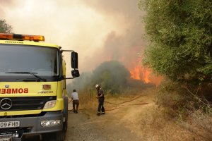 Extinguido el incendio declarado el martes en San Roque