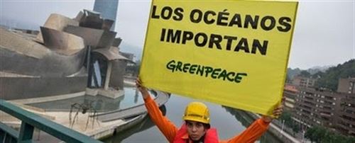 Greenpeace y la pancarta de 250 metros