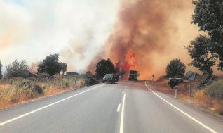 Controlado el fuego de Vega de Tera (Zamora)
