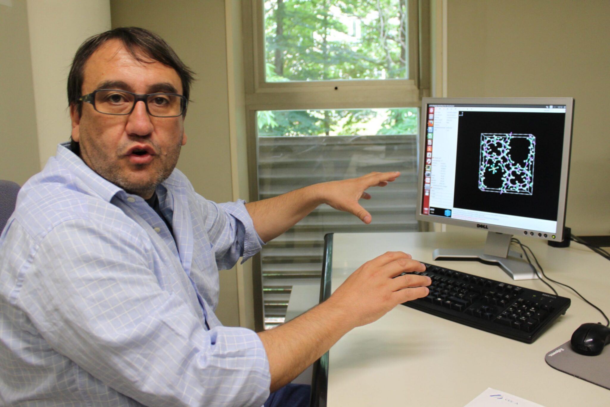 El CSIC investiga materiales para la captura de gases de efecto invernadero con los recursos de simulación del CESGA