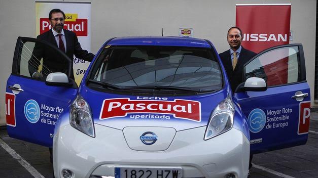 Los coches eléctricos de Nissan para Pascual reducen costos