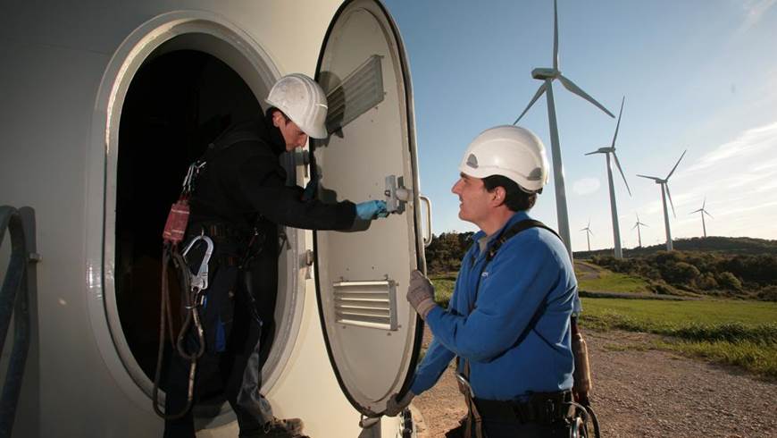 Más eólica y más empleo