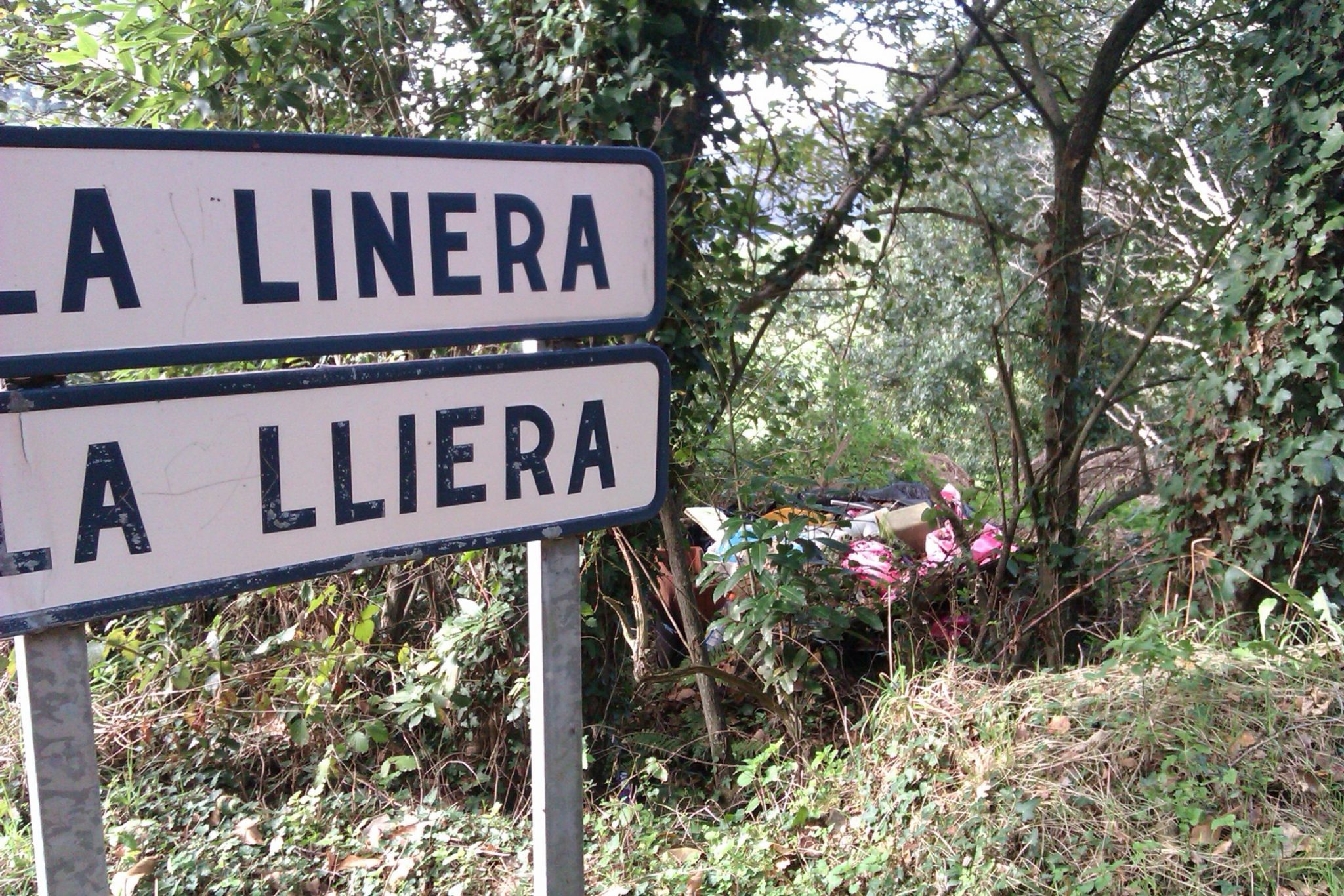Asturias. Vertedero ilegal de Linera en Villayon