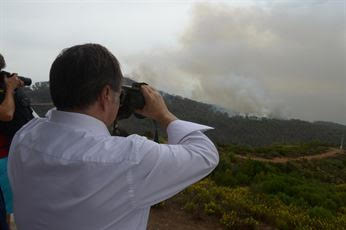 Defensa denunciada por el incendio que quemo 30 hectáreas en Ceuta