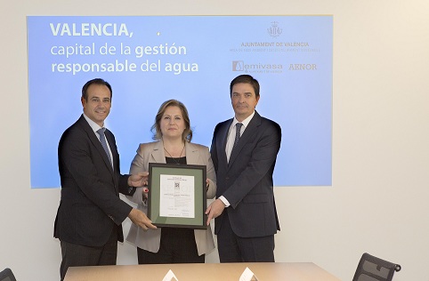 El Ayuntamiento de Valencia certifica el Sistema de Gestión de Riesgos del servicio de agua a la ciudad