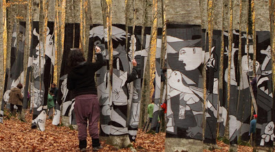 Un Guernica para salvar las hayas de Zilbeti