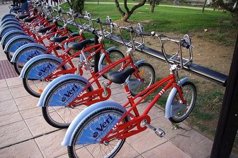 Bicis compartidas en 100 ciudades europeas