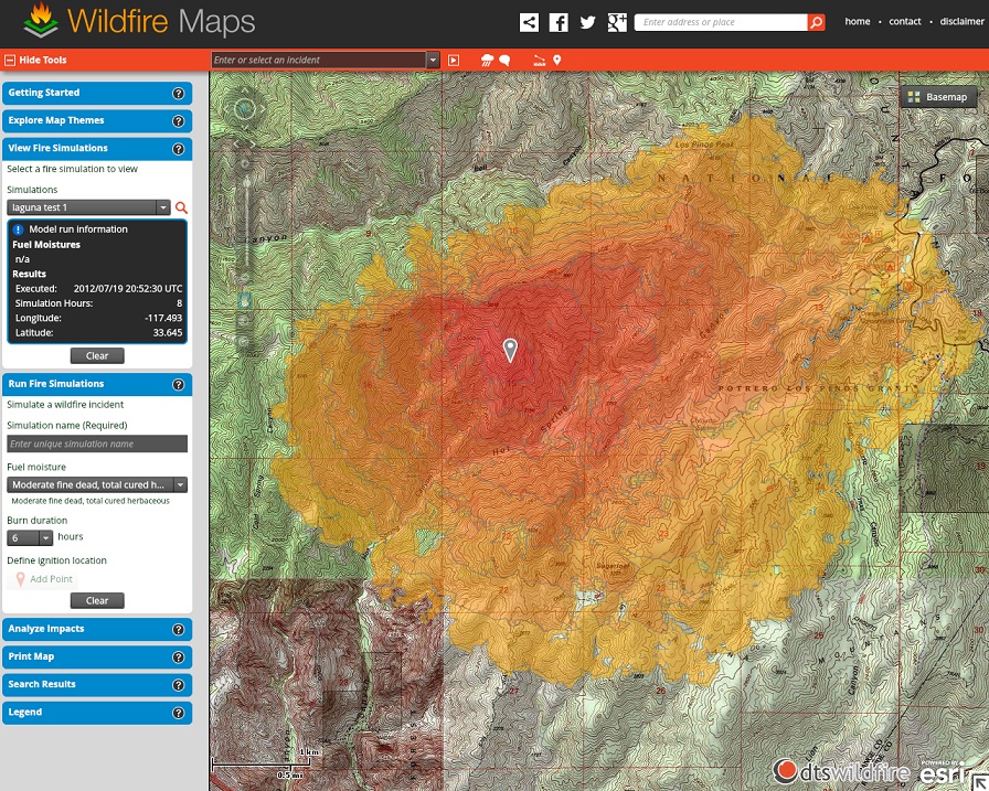 Tecnología para controlar y predecir el comportamiento del fuego forestal