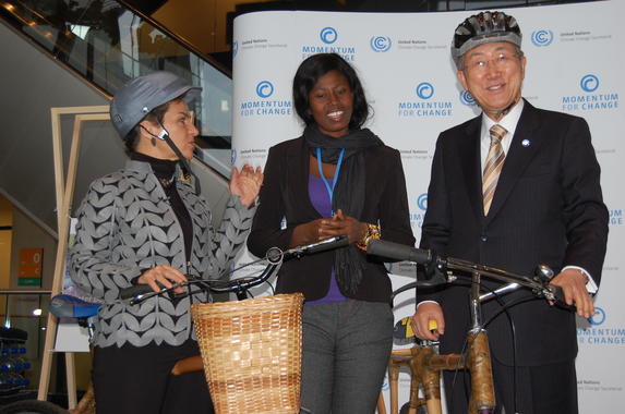 Bicicletas de bambú contra el cambio climático