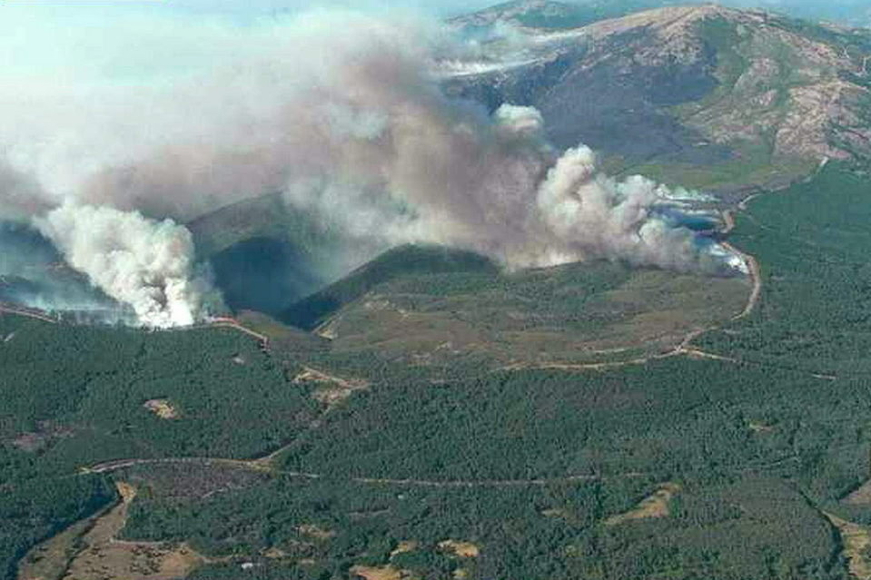 La UME describe los efectos del fuego de Gata como "dantescos"