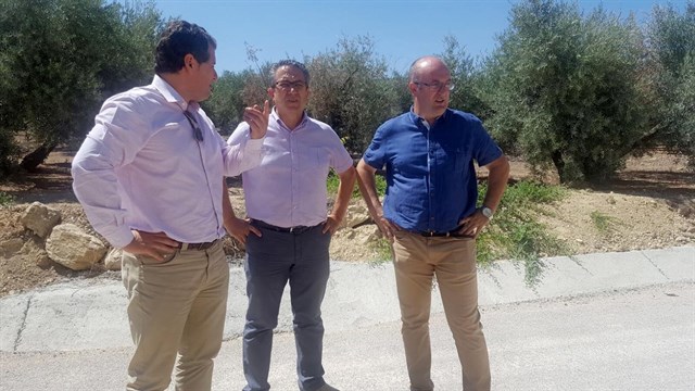 La Vía Verde del Aceite incorpora en Torredonjimeno una nueva zona de descanso y mejoras en seguridad