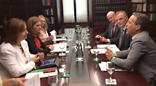 Comparten la gestión medioambiental andaluza con representantes del Gobierno irlandés