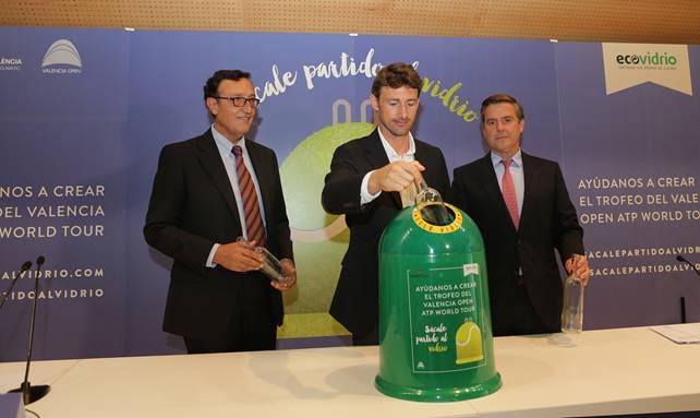 Los valencianos podrán diseñar el nuevo trofeo del Valencia Open con vidrio reciclado