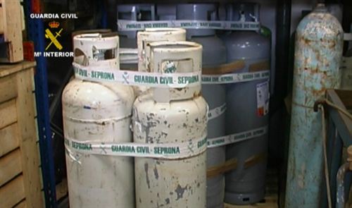 Intervenidos más de 150.000 kilos de gases R-22