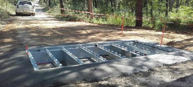 La CHE realiza una actuación de prevención de incendios forestales en montes de Huesca