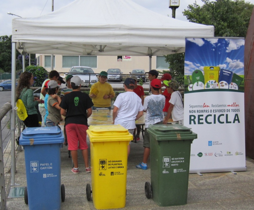 3.300 escolares gallegos participan este mes en la campaña del reciclaje