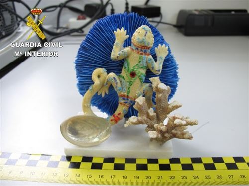 La Benemérita incauta en Menorca 34 especies protegidas