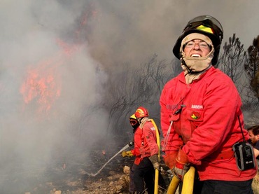 En plena ola de calor. Huelga indefinida de los bomberos forestales de Madrid