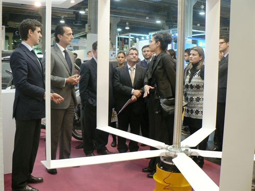 El ITE desarrolla un aerogenerador específico para entornos urbanos que evita ruidos y vibraciones