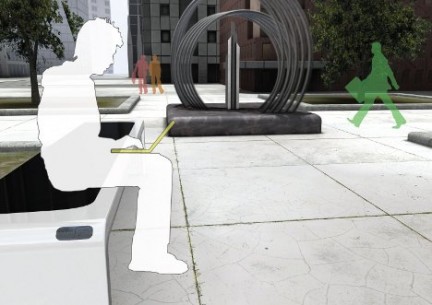 Mobiliario urbano productor de energía