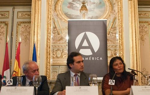 La líder indígena peruana Ruth Buendía