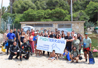 Más de medio centenar de personas hacen inventario de la fauna mari del Cap de Salou