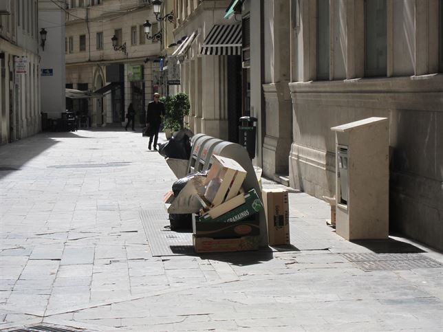 Málaga tendrá un servicio de recogida de cartón puerta a puerta