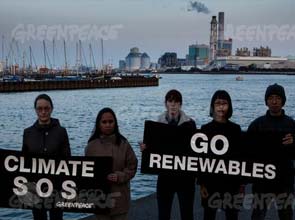Greenpeace stresses renewable energy as way out of climate change