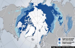 Estudio del metano en capa de hielo del Ártico puede ayudar a los científicos a predecir el cambio climático