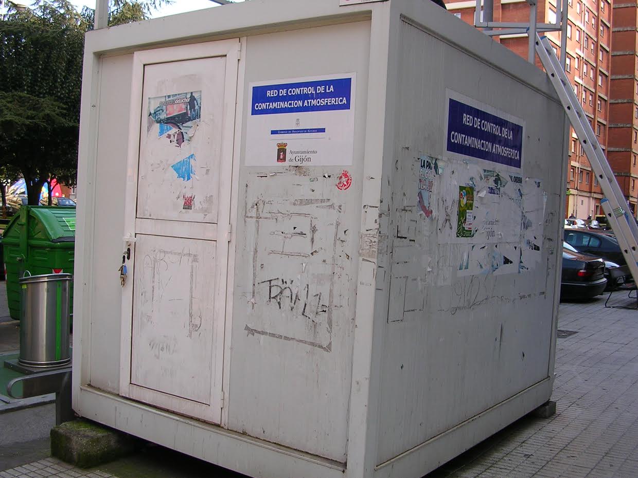 Se vuelve a disparar la contaminación del aire Gijón