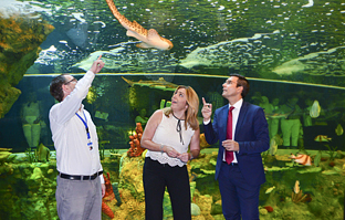 Andalucía. Susana Díaz valora el éxito del Parque de las Ciencias en la apertura del BioDomo