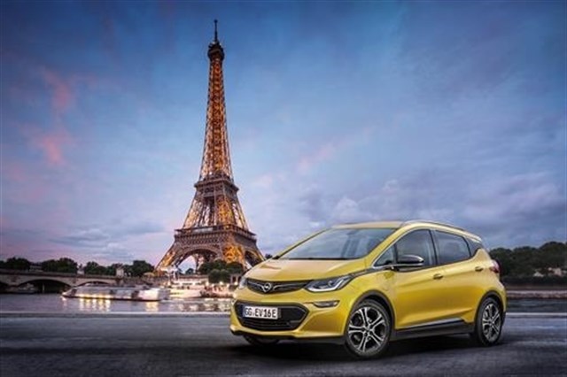 Opel presentará en el Salón de París su Ampera-e
