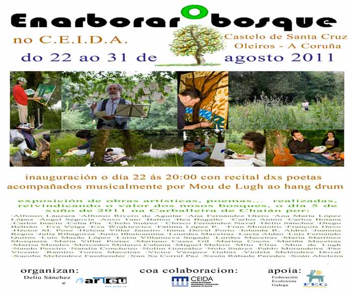 Inauguración de la exposición "Enarborar o Bosque"