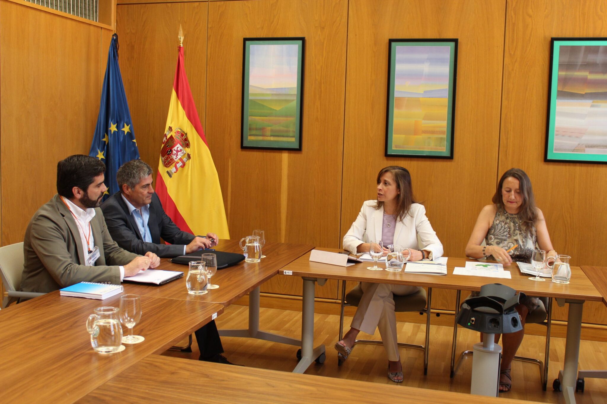 La directora general del Agua se reúne con el director de Aguas de Galicia en el marco del debate para alcanzar un Pacto Nacional del Agua