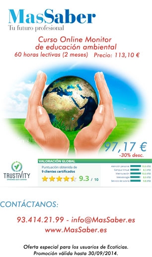 Monitor de educación ambiental el curso con descuento a los lectores de ECOticias.com