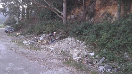 Asturias. Un nuevo vertedero en Valdes que es un riesgo añadido para los incendios