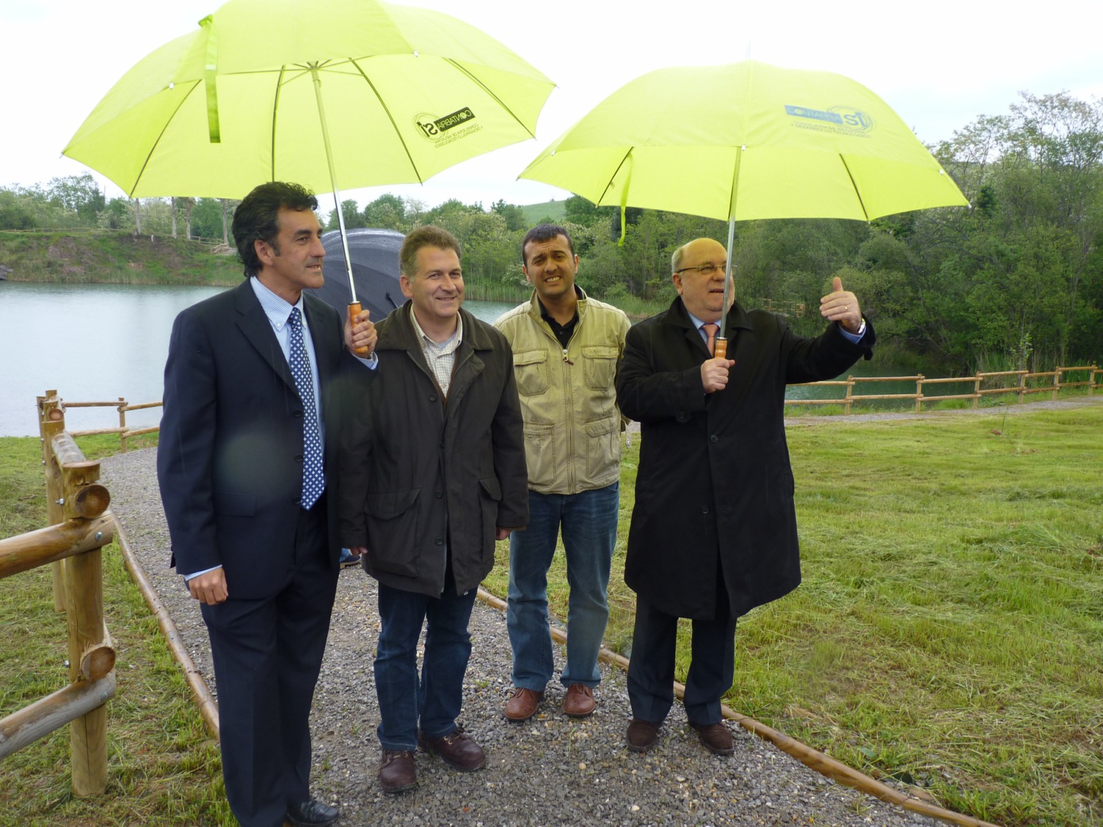 Presentación de obras en la cabecera de la ría de Tijero y del Pozón de la Yesera
