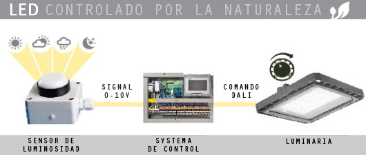Conoces los ‘leds controlados por la naturaleza’
