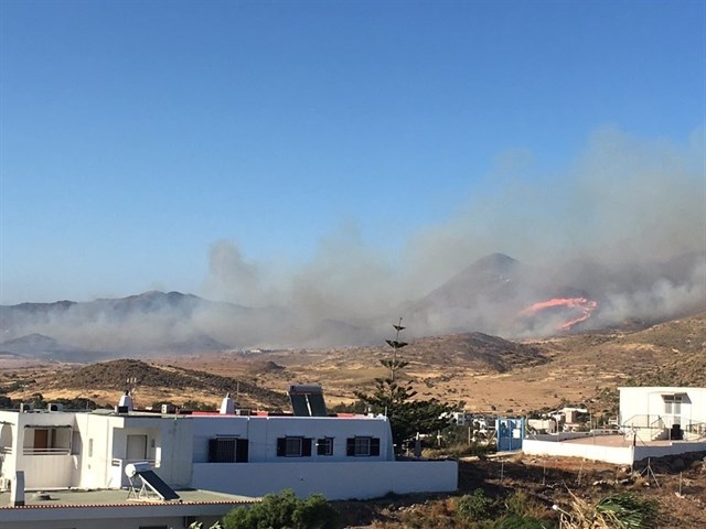 Controlado el incendio en el Pozo de los Frailes de Níjar