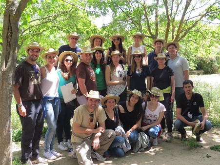 Voluntarios contribuyen a mejorar los humedales del Parque Regional del Sureste de Madrid