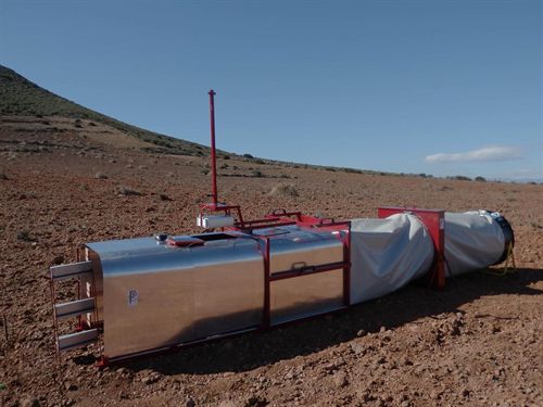 Innovador túnel de viento para el estudio de la erosión eólica