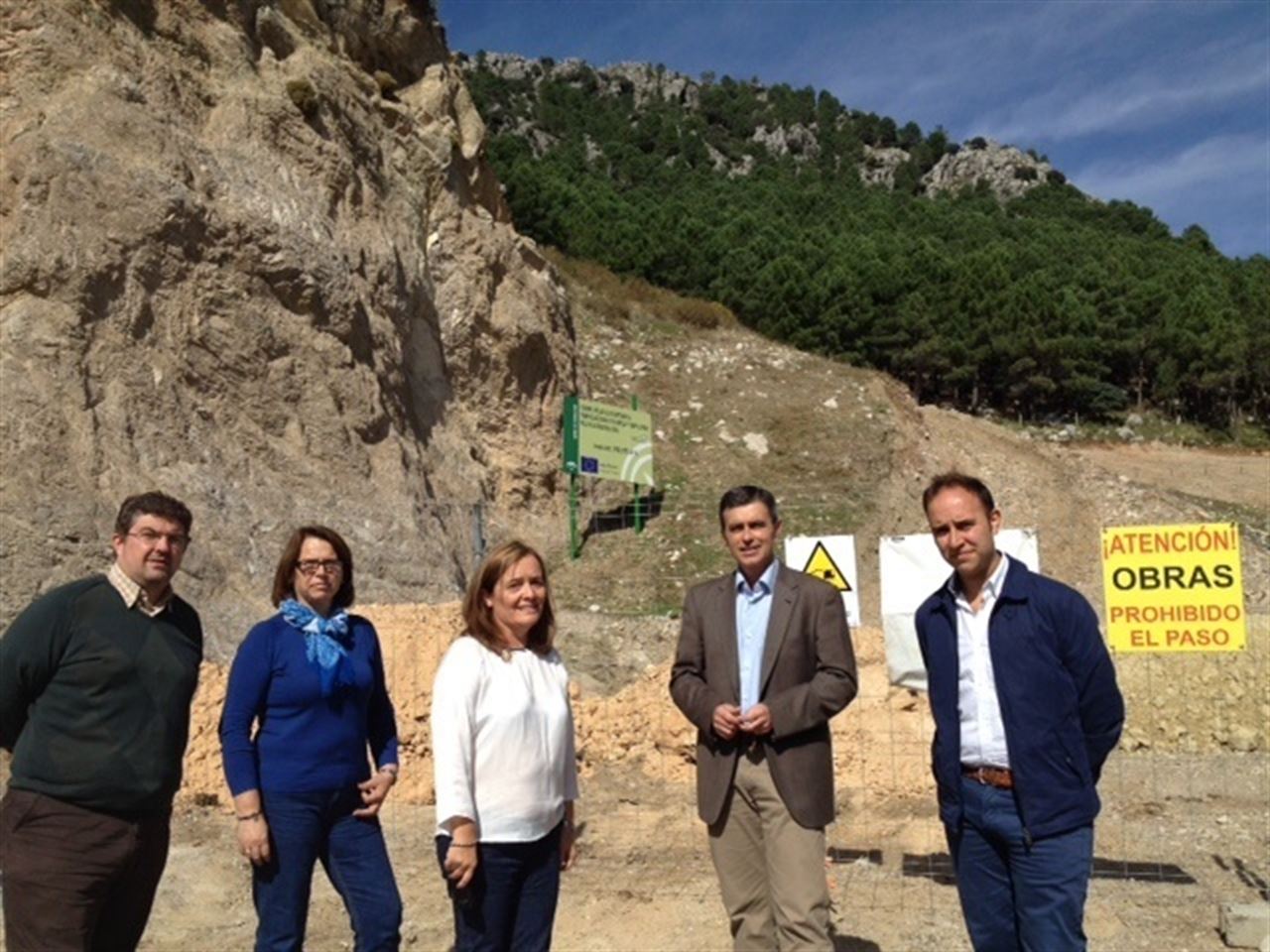 Arranca el sellado de dos vertederos en la Sierra de Grazalema