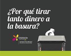 Euskadi. Nerbioi-Ibaizabal lanza la campaña "Por qué tirar tanto dinero a la basura" para fomentar la separación de residuos