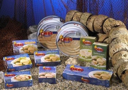 La empresa conservera Orbe cuenta con una línea de productos certificados con el sello ecológico MSC