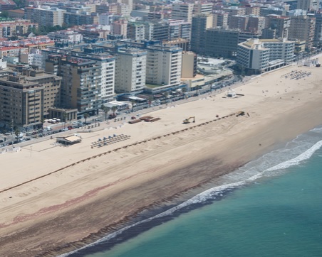 Medio Ambiente repara los daños causados por temporales en el litoral de Andalucía