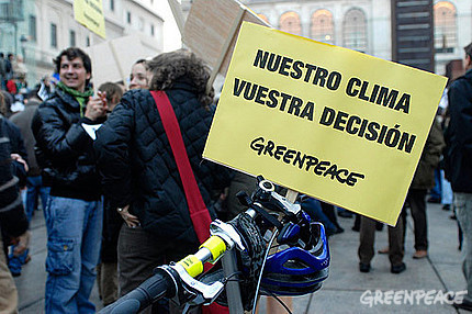 Greenpeace considera un fracaso los compromisos de reducción de emisiones presentados