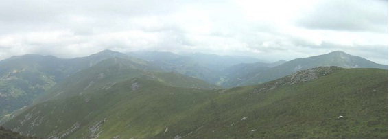 Asturias. Parque eólico de Verdigueiro en Villayon