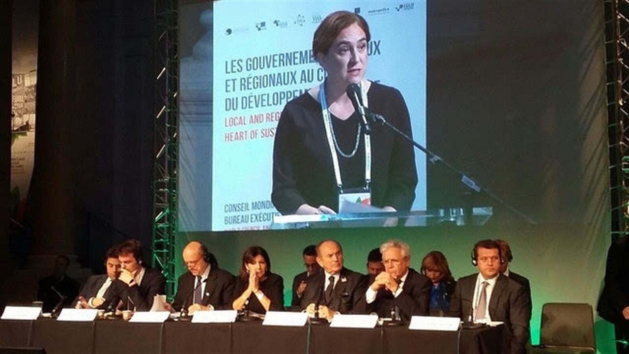 La alcaldesa de Barcelona